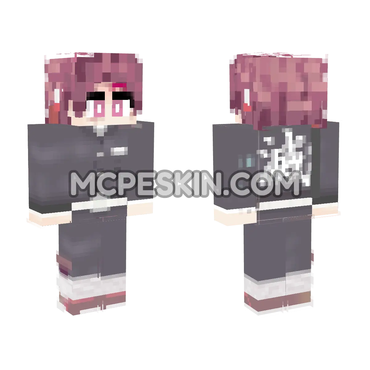 Tanjiro 8 4D Minecraft Bedrock skin