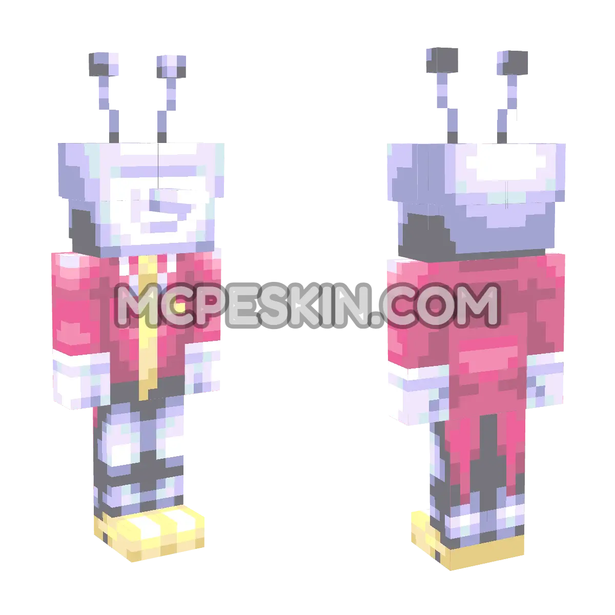 Tenna 4D Minecraft Bedrock skin