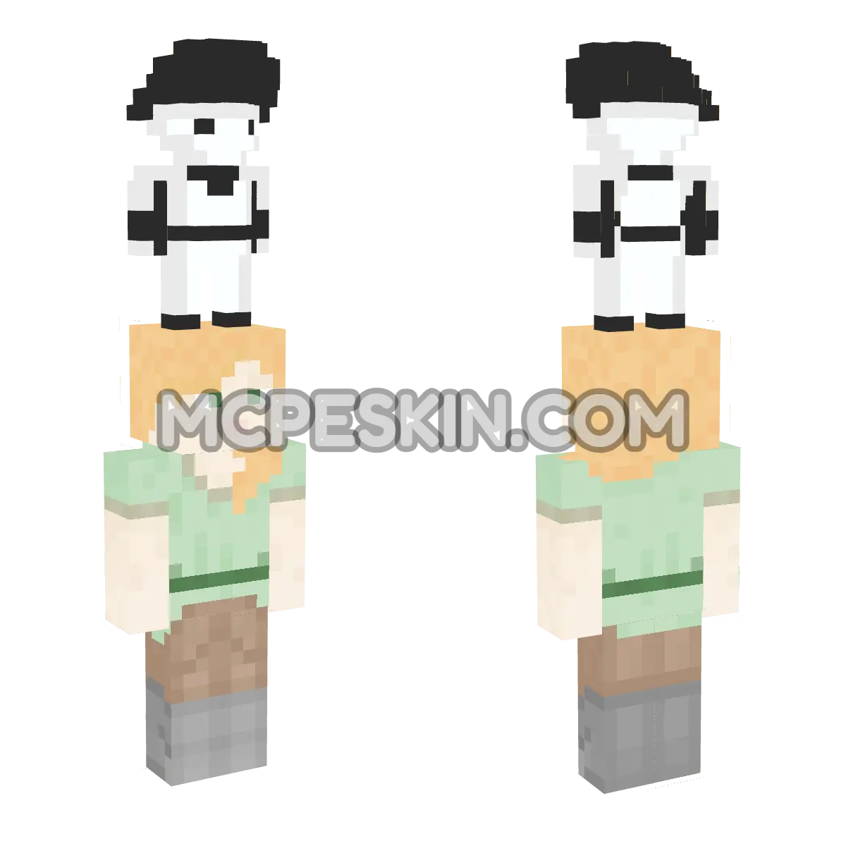 The Batter 4D Minecraft Bedrock skin