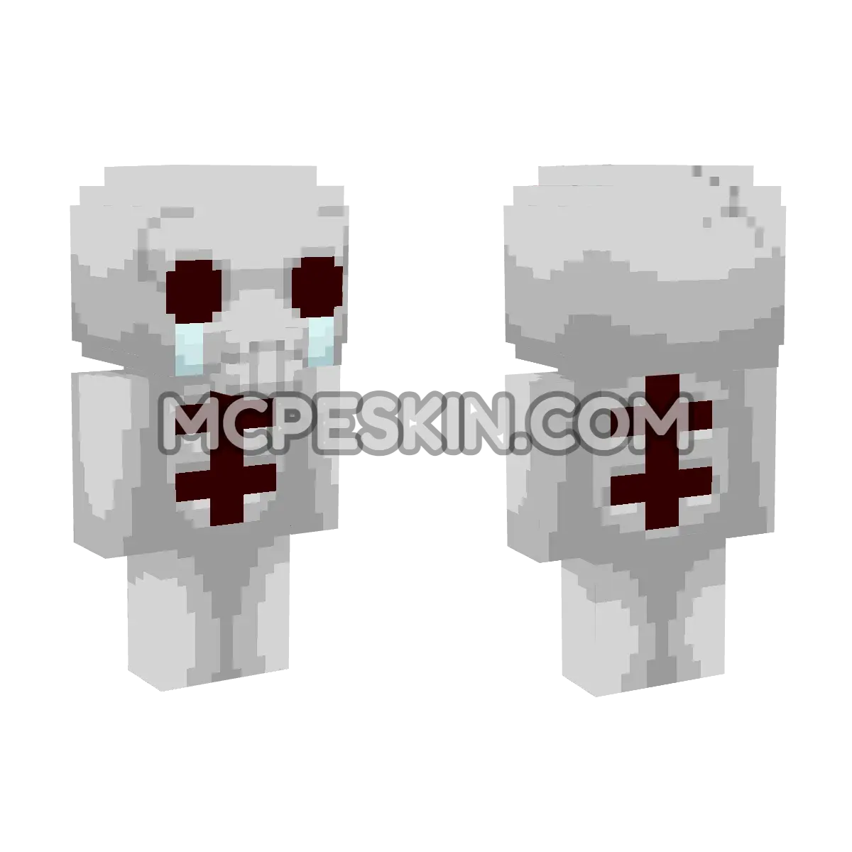 The Forgotten 4D Minecraft Bedrock skin