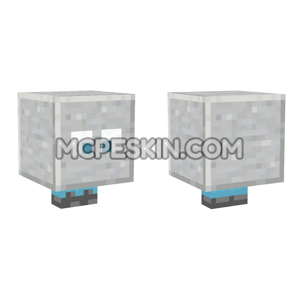 The Hive: Polished Andesite Hider 4D Minecraft Bedrock skin