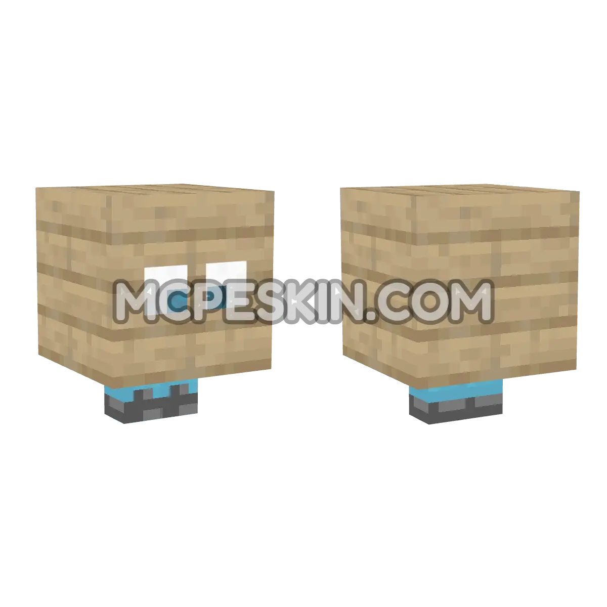 The Hive: Spruce Planks Hider 4D Minecraft Bedrock skin