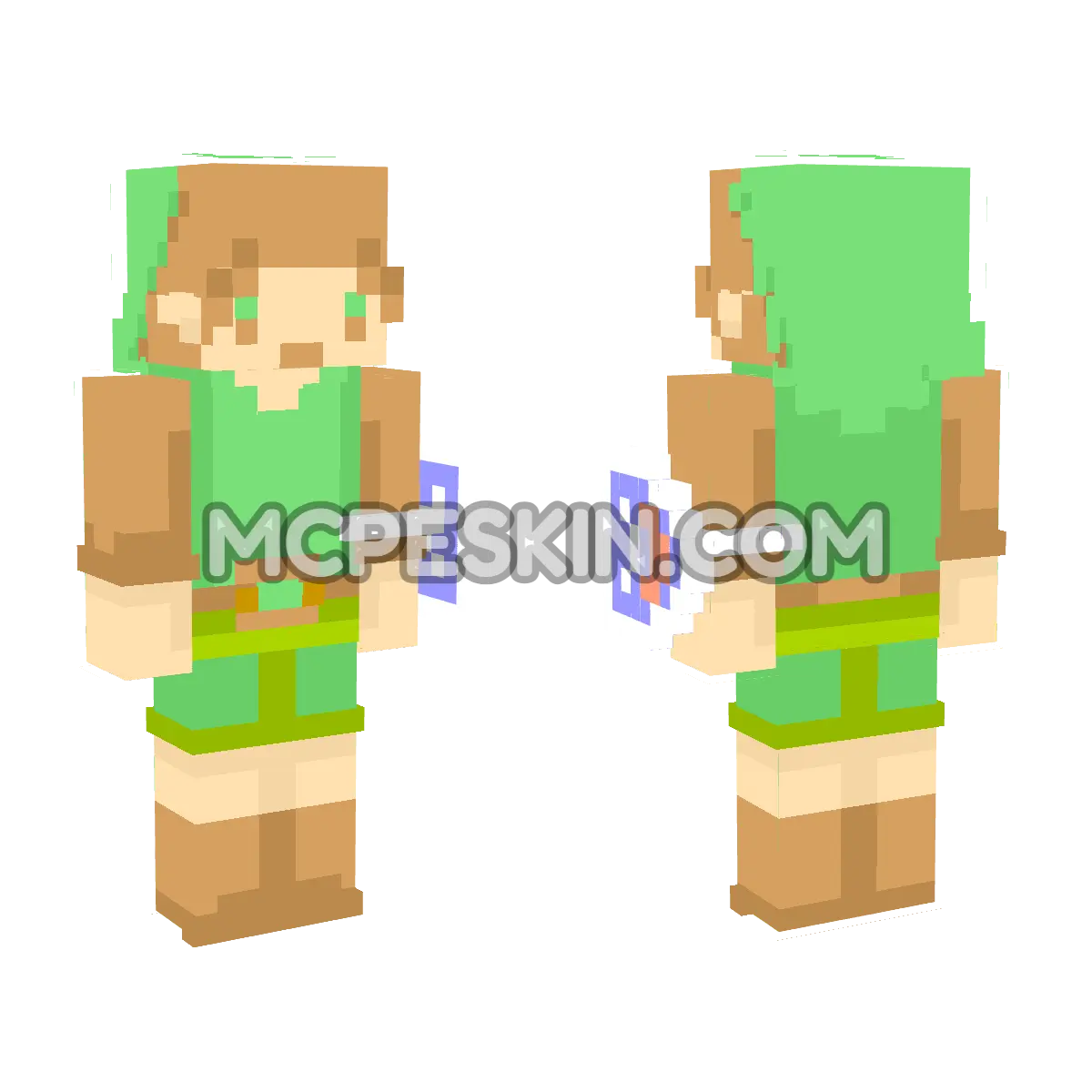 The Legend of Zelda: Link 4D Minecraft Bedrock skin
