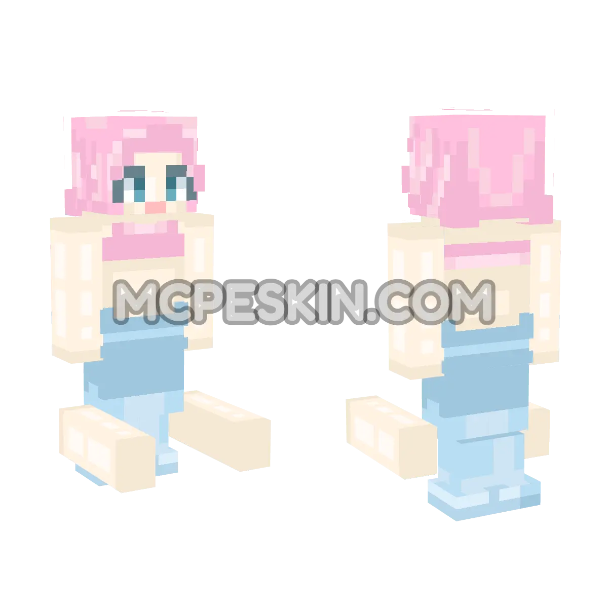 The Legendary Starfy: Mermeid 4D Minecraft Bedrock skin