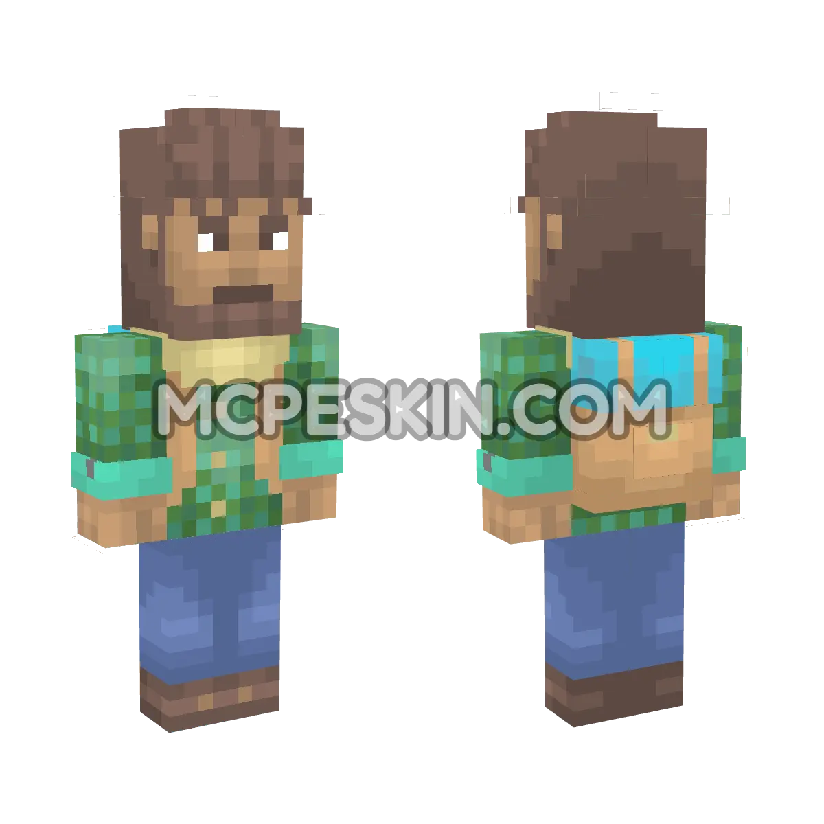 Theo 4D Minecraft Bedrock skin