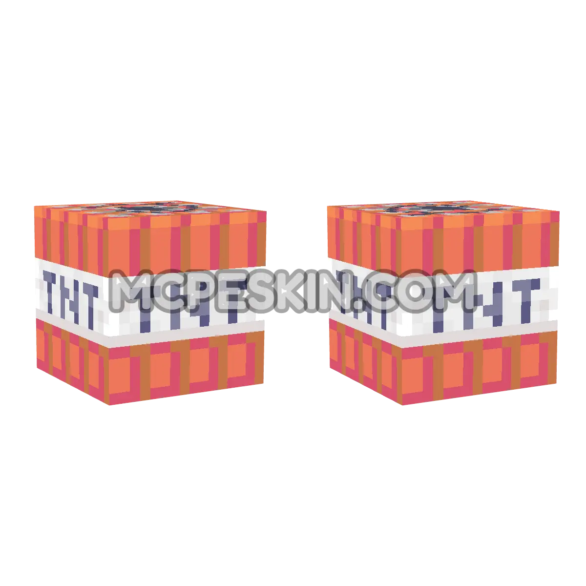 TNT 4D Minecraft Bedrock skin