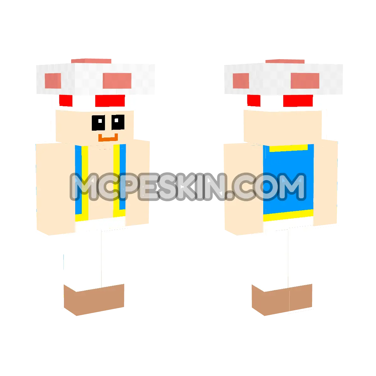 Toad 2 4D Minecraft Bedrock skin