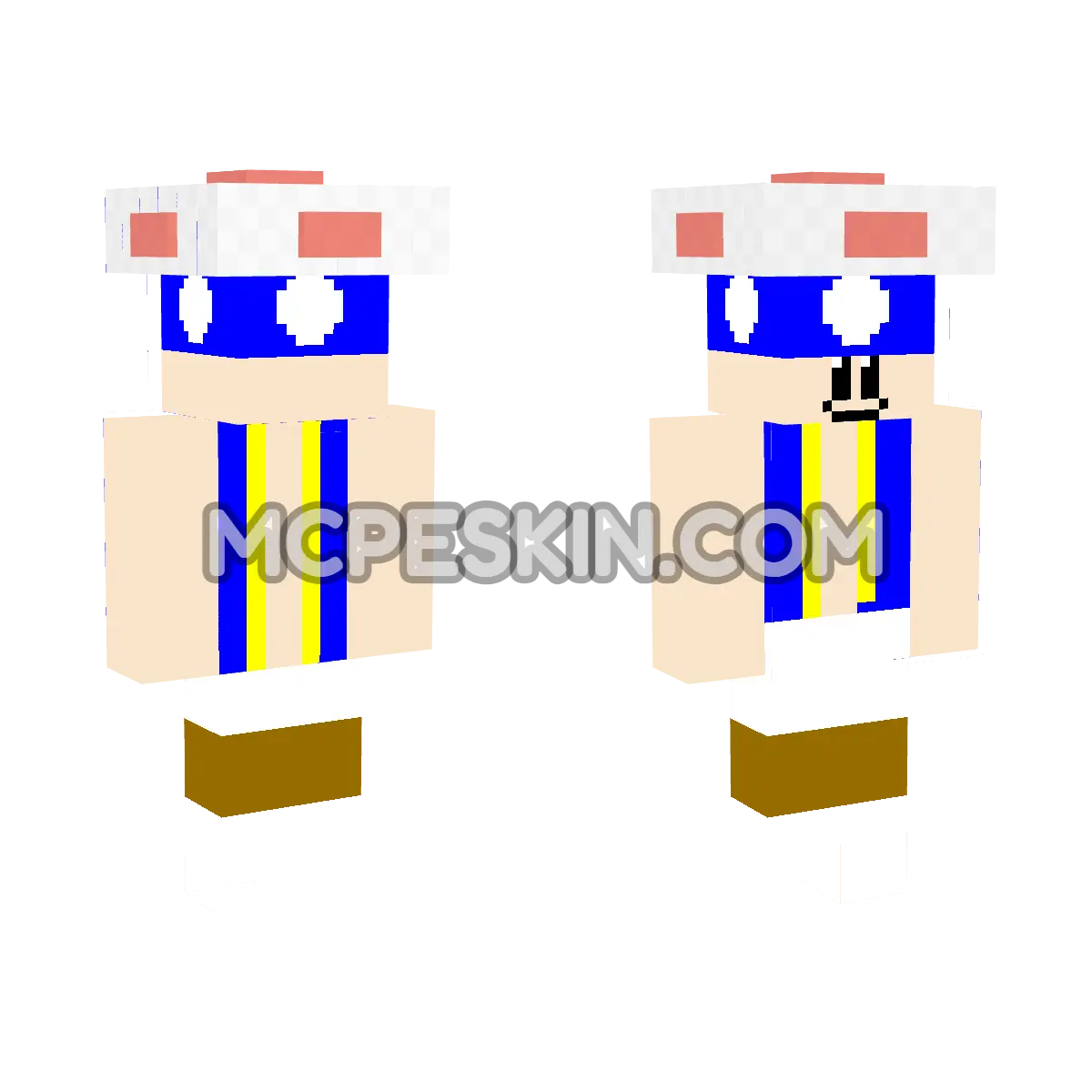 Toad 4 4D Minecraft Bedrock skin