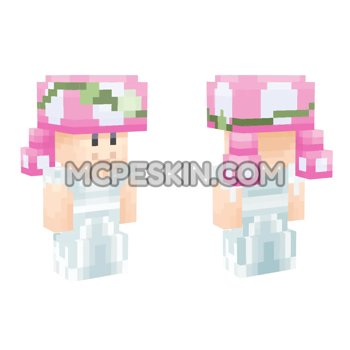 Toadette (Bride) 4D Minecraft Bedrock skin