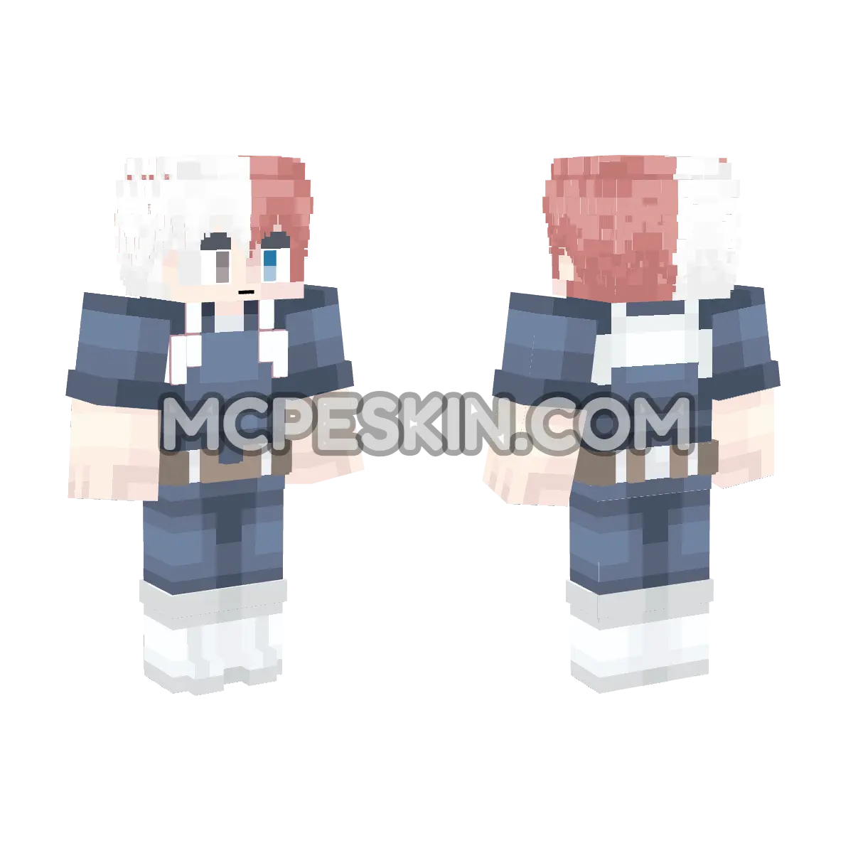 Todoroki 4D Minecraft Bedrock skin