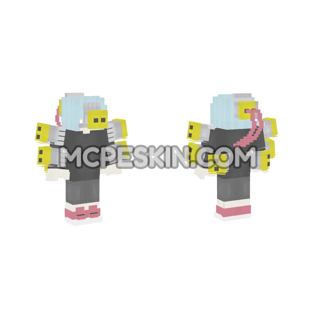 Tomura 4D Minecraft Bedrock skin