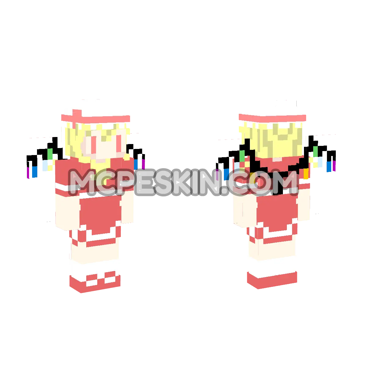 Touhou Project: Flandre Scarlet 4D Minecraft Bedrock skin
