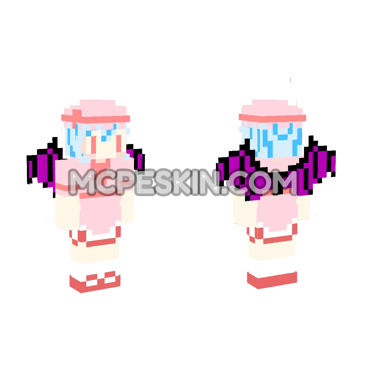 Touhou Project: Lemilia Scarlet 4D Minecraft Bedrock skin