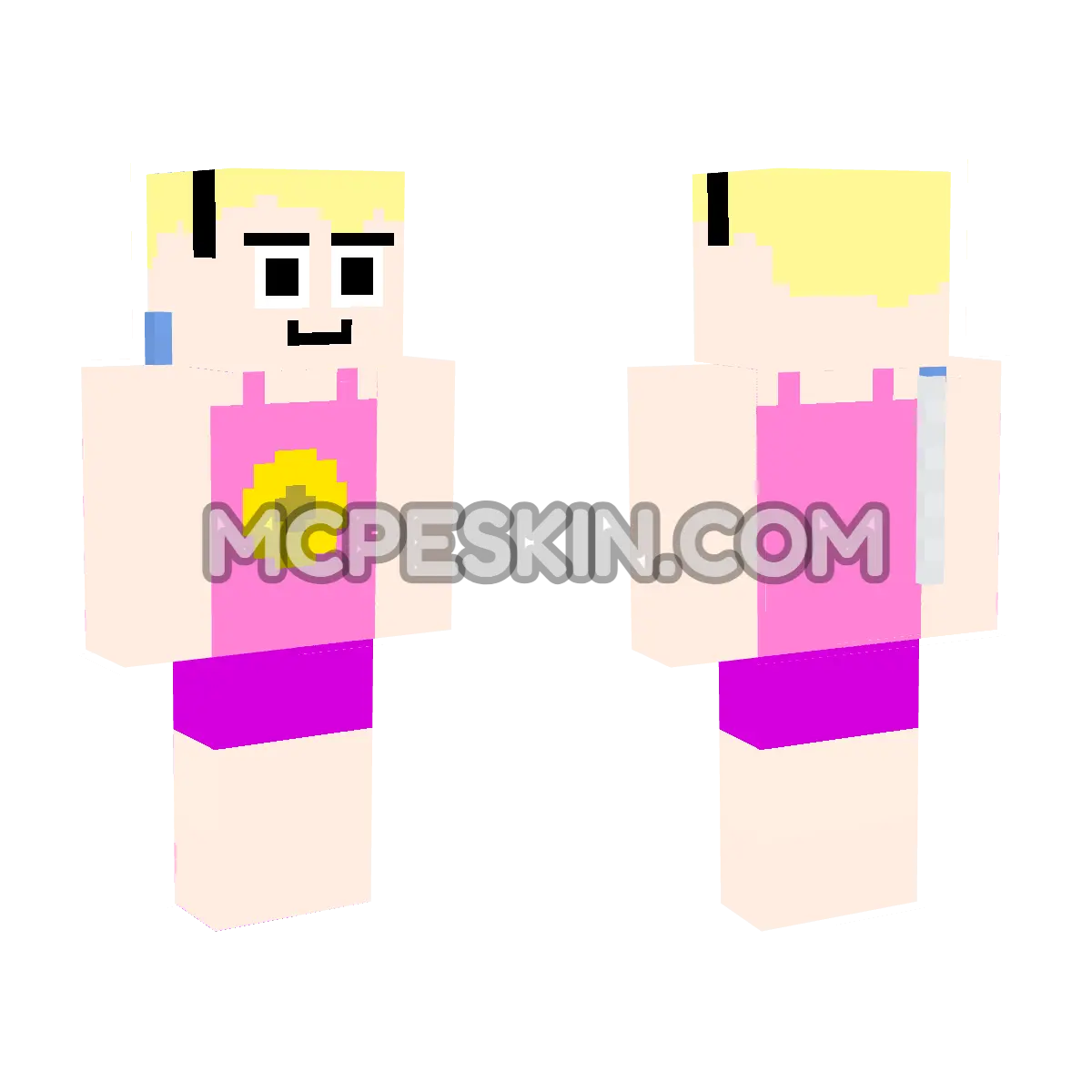 Trunks 3 4D Minecraft Bedrock skin