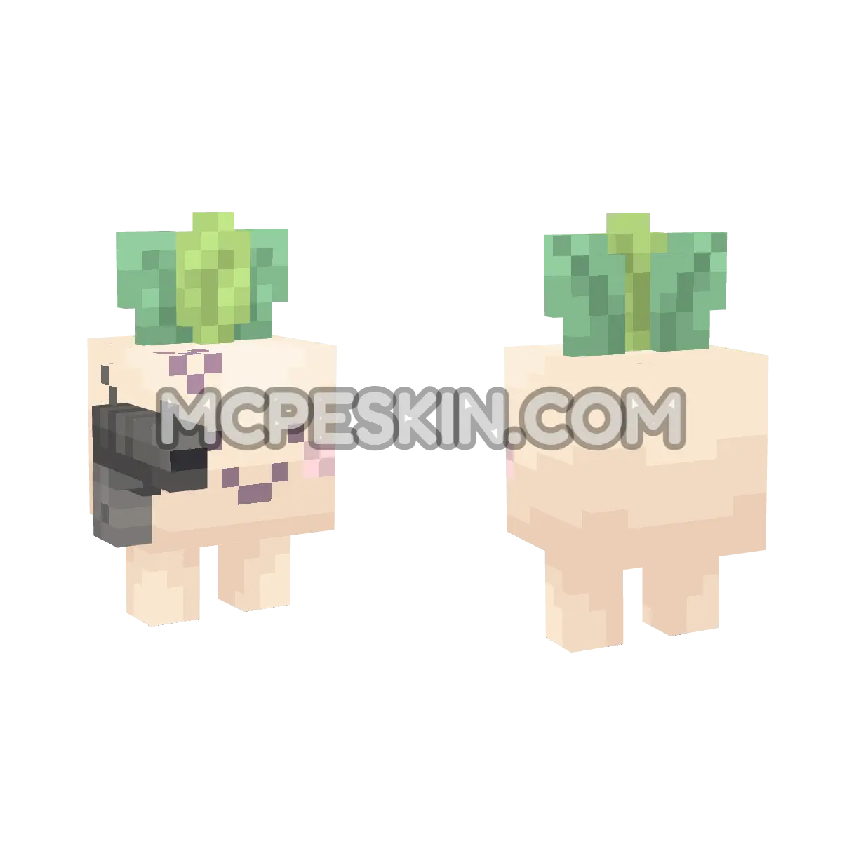 Turnip Boy 4D Minecraft Bedrock skin