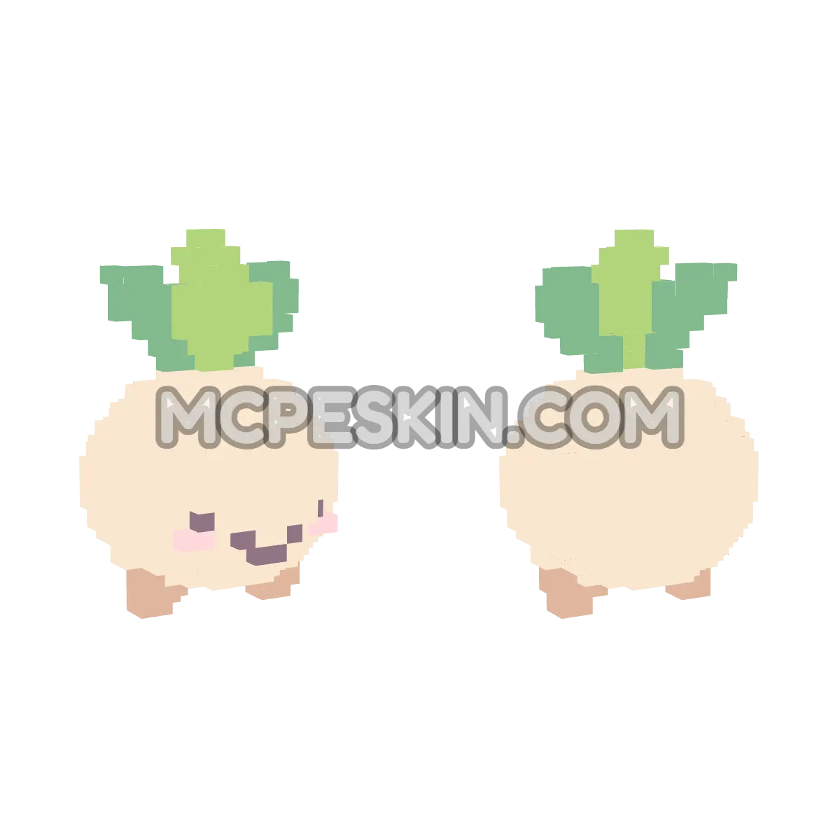 Turnip Boy 4D Minecraft Bedrock skin