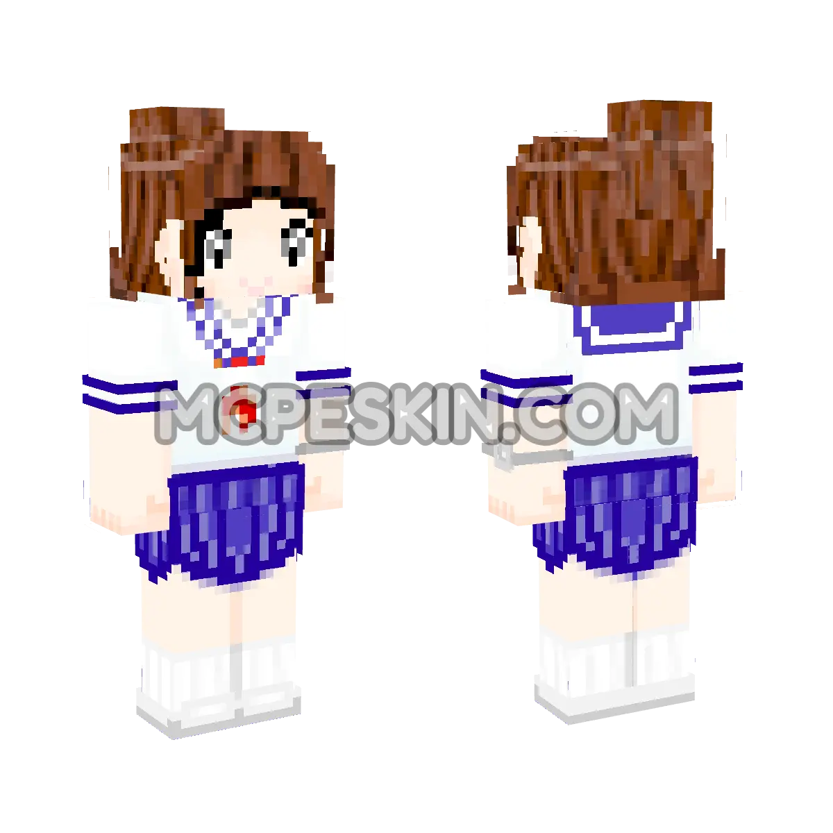 Tusaka Kanade 4D Minecraft Bedrock skin