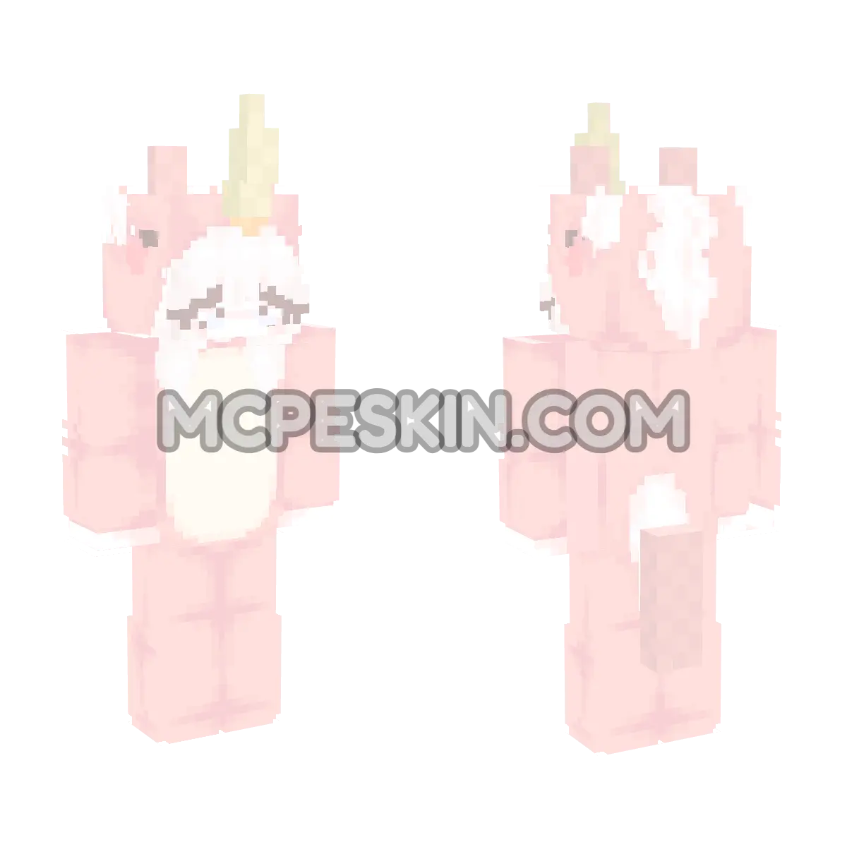 Unicorn 10 4D Minecraft Bedrock skin