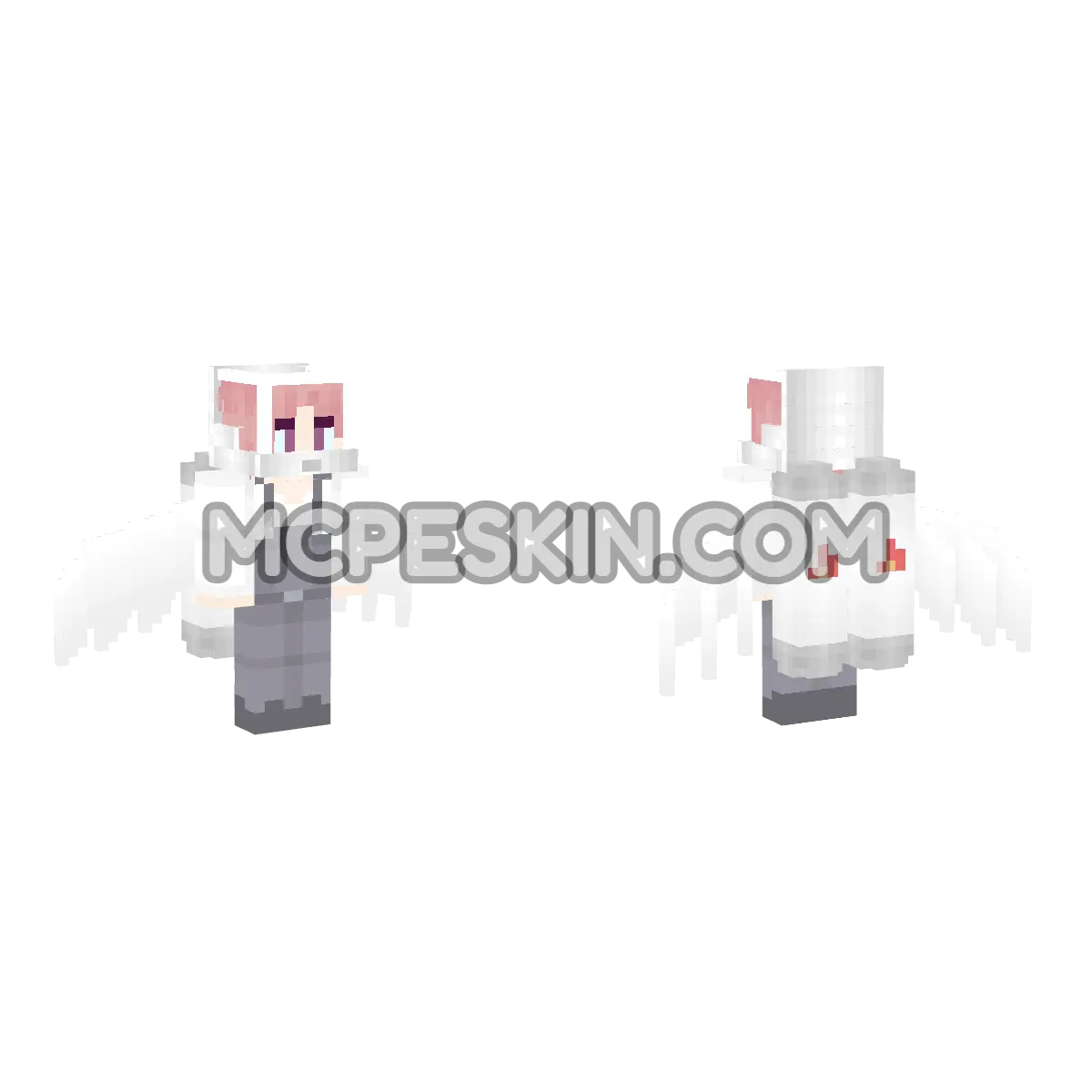 Ushikai Musume with Astronaut Suit 4D Minecraft Bedrock skin