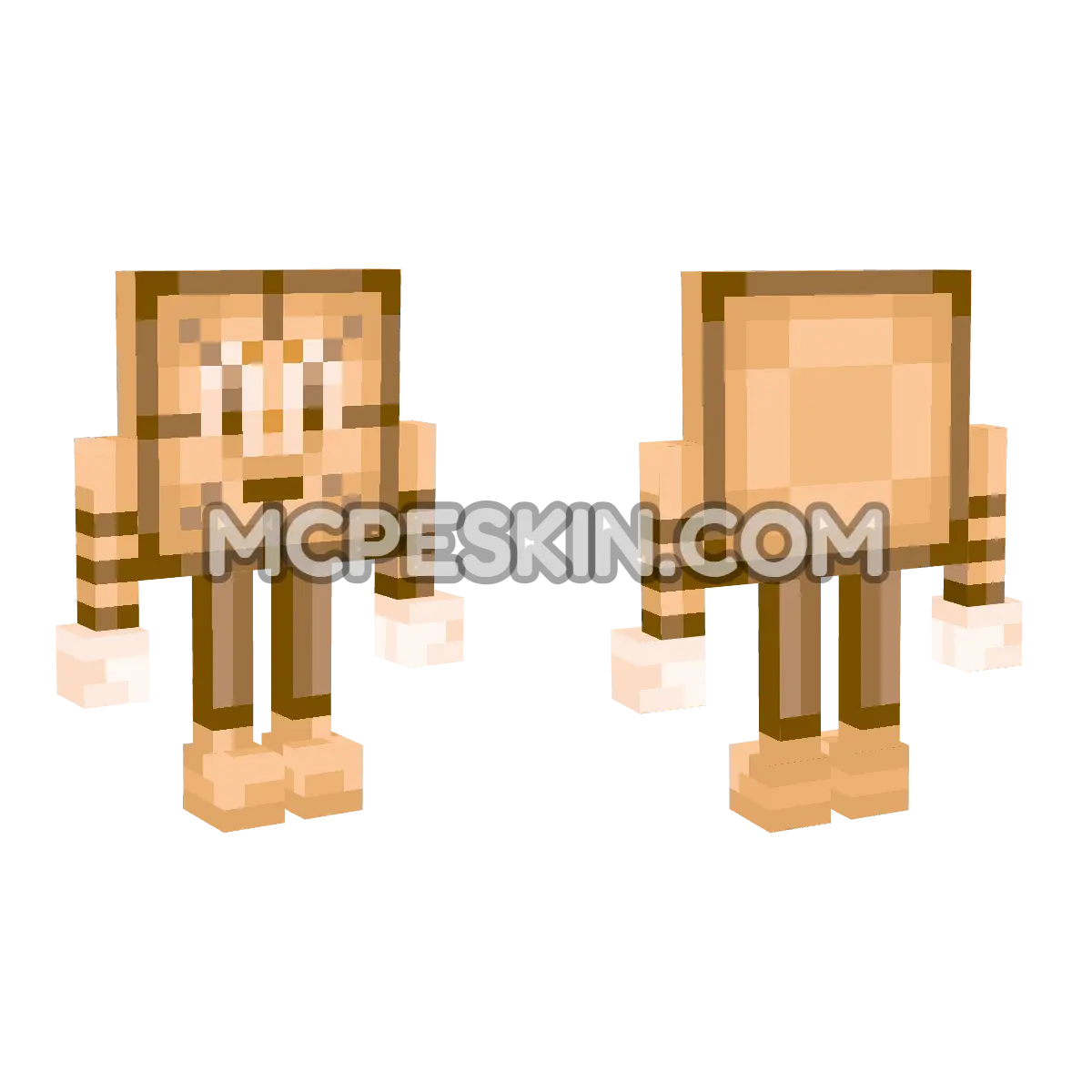 Vactricaking Miss Minutes 4D Minecraft Bedrock skin