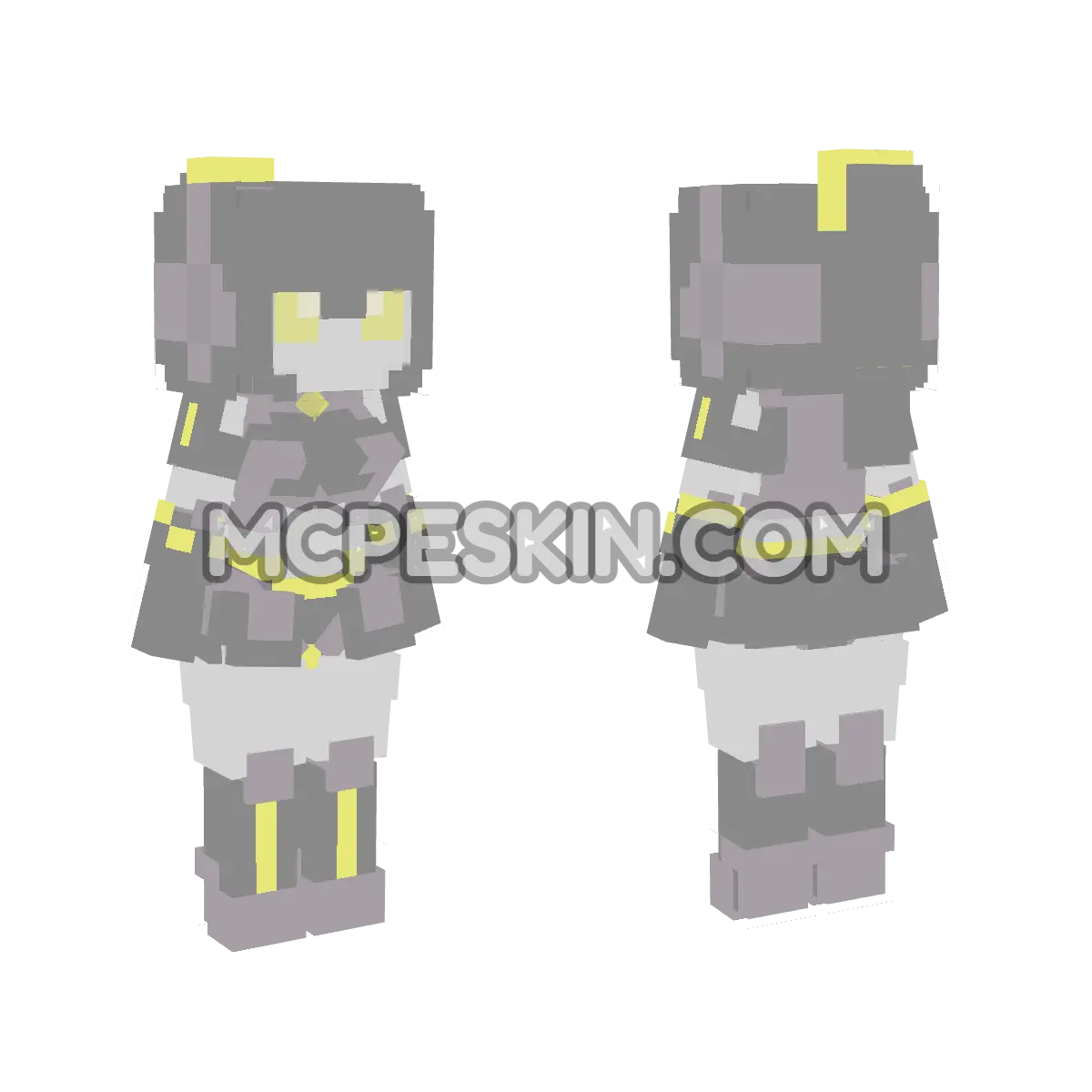 Vanilla Robot 04 4D Minecraft Bedrock skin