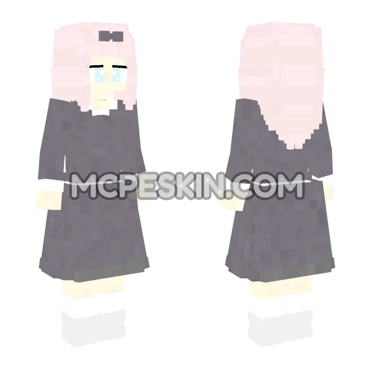 VB Chika Fujiwara 4D Minecraft Bedrock skin