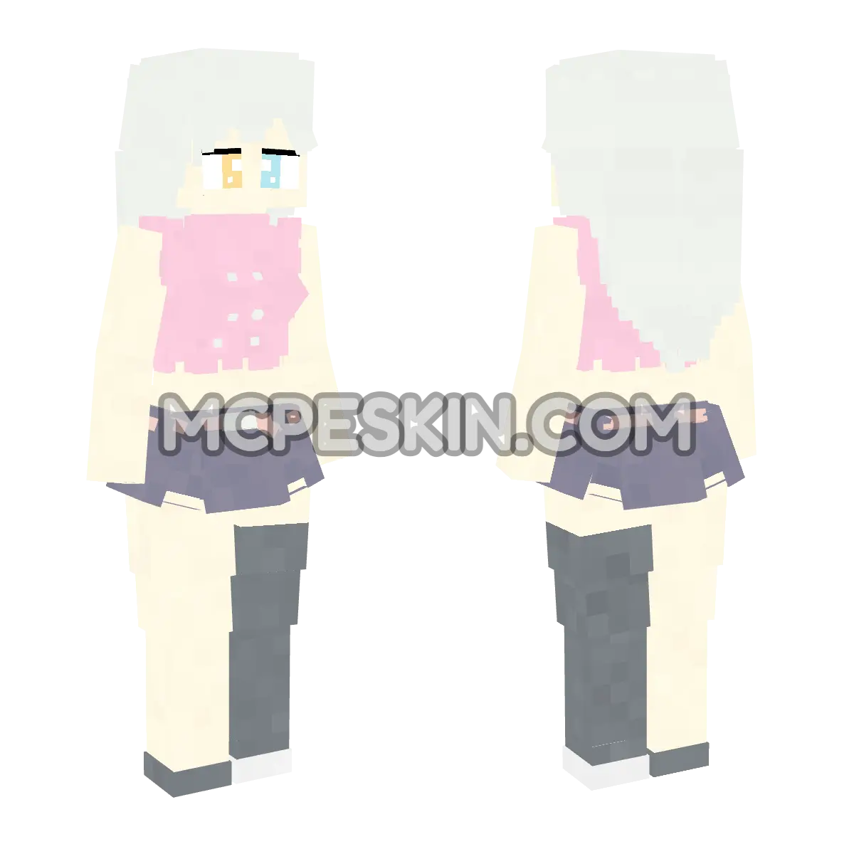VB Elizabeth 4D Minecraft Bedrock skin