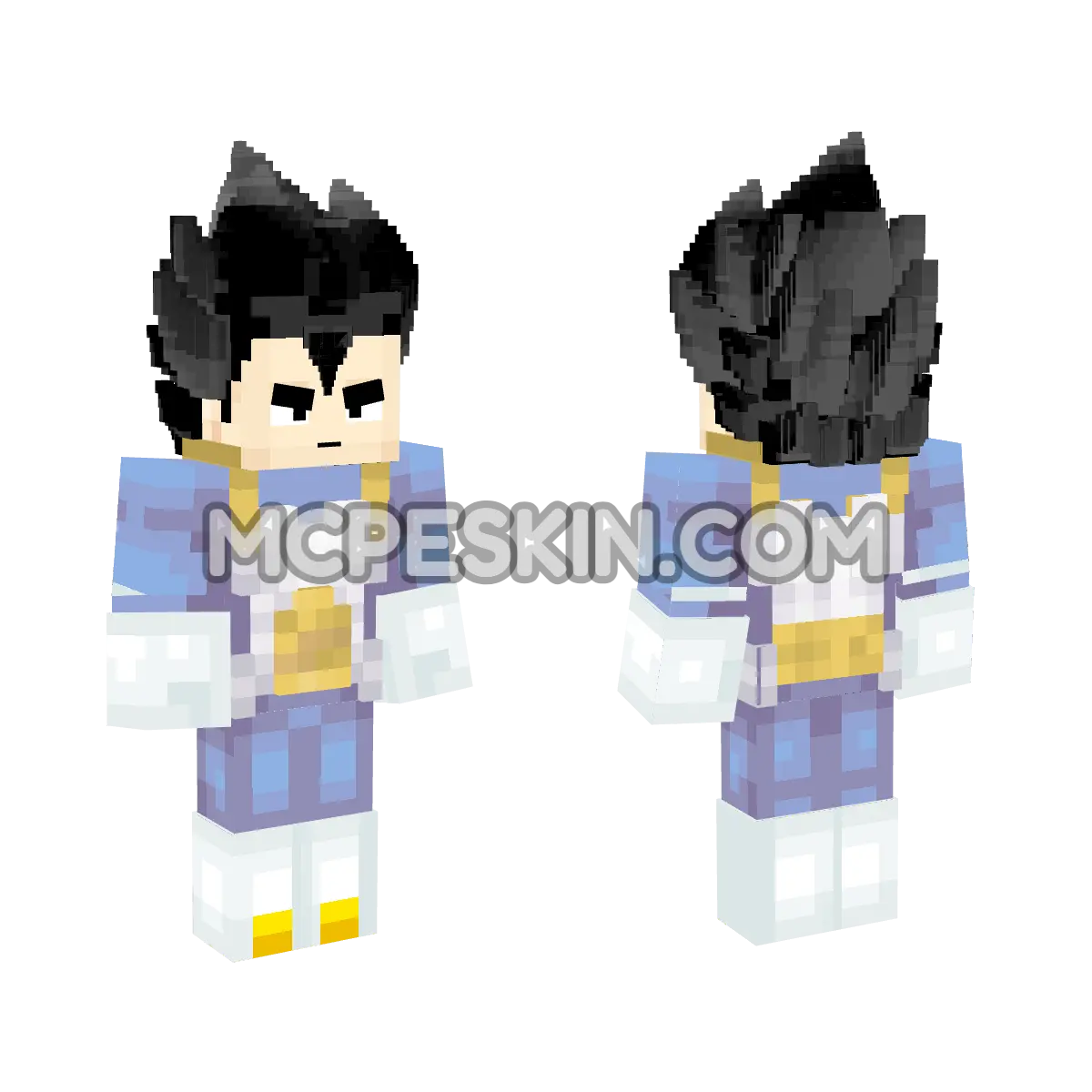 Vegeta 4D Minecraft Bedrock skin