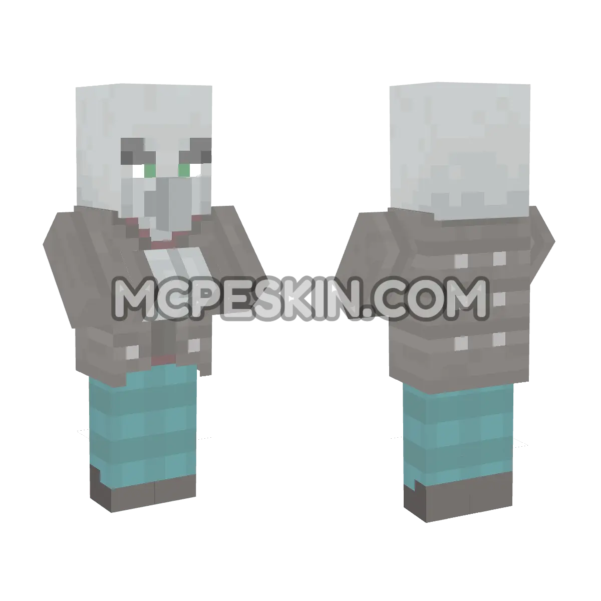 Vindicator 4D Minecraft Bedrock skin