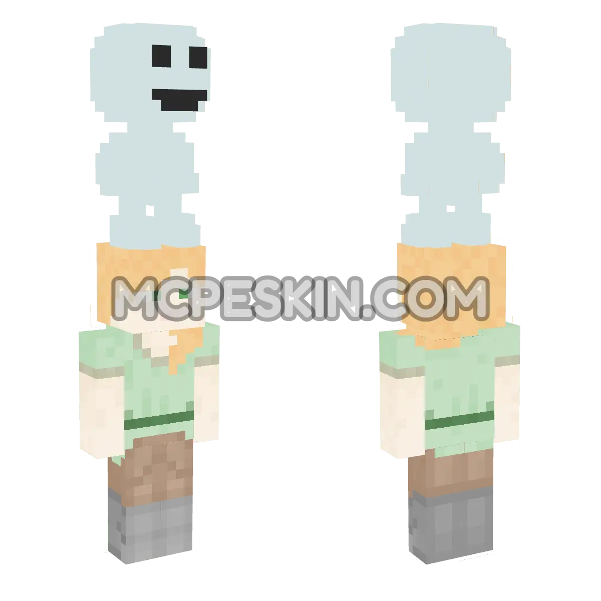 Viridian 4D Minecraft Bedrock skin