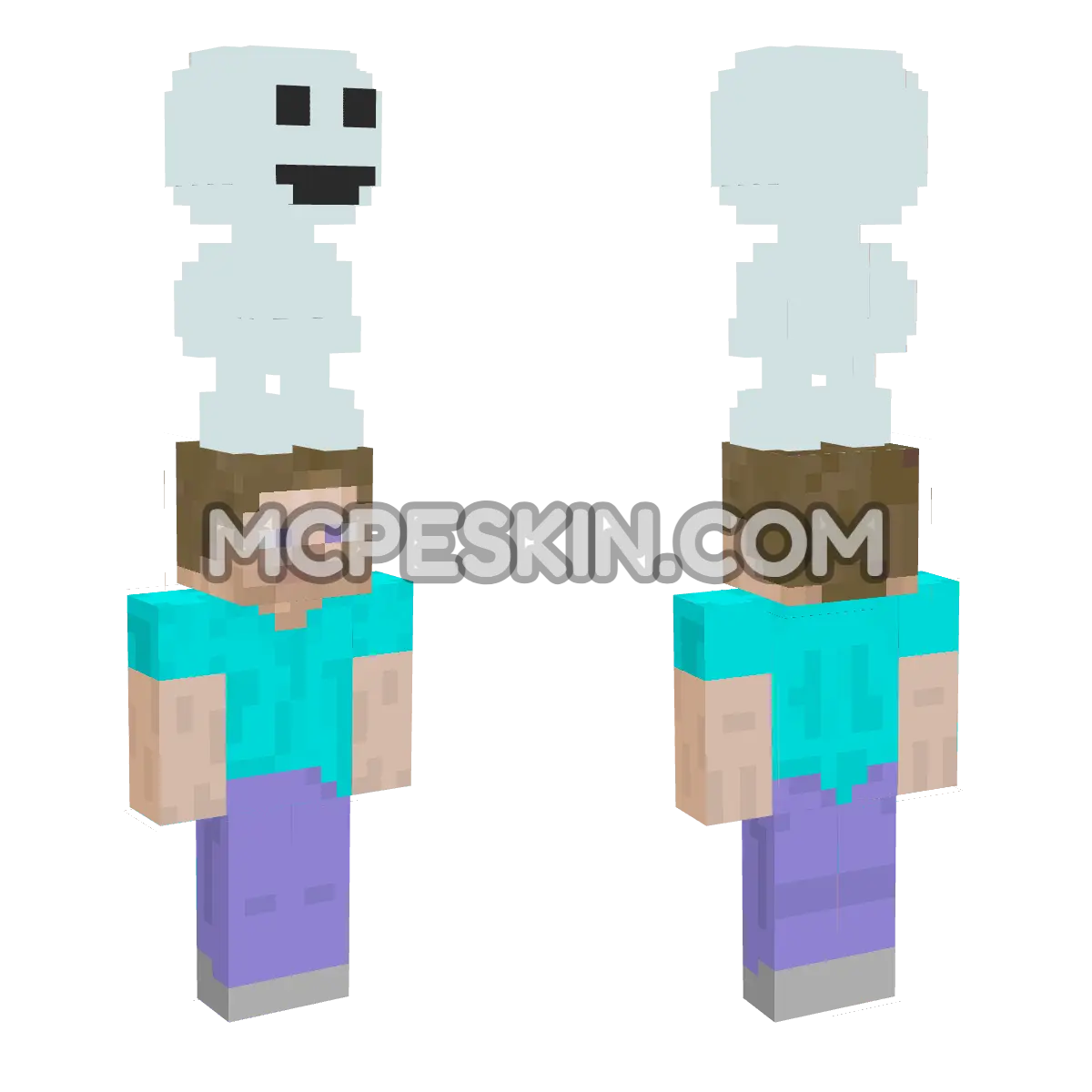 Viridian 4D Minecraft Bedrock skin
