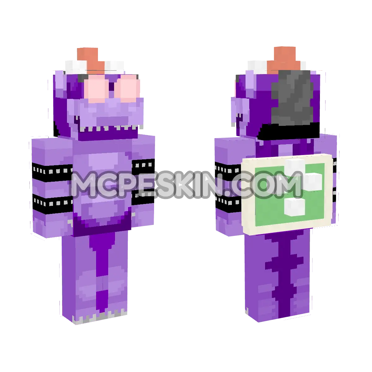 Virus Dark Bowser Form 4D Minecraft Bedrock skin