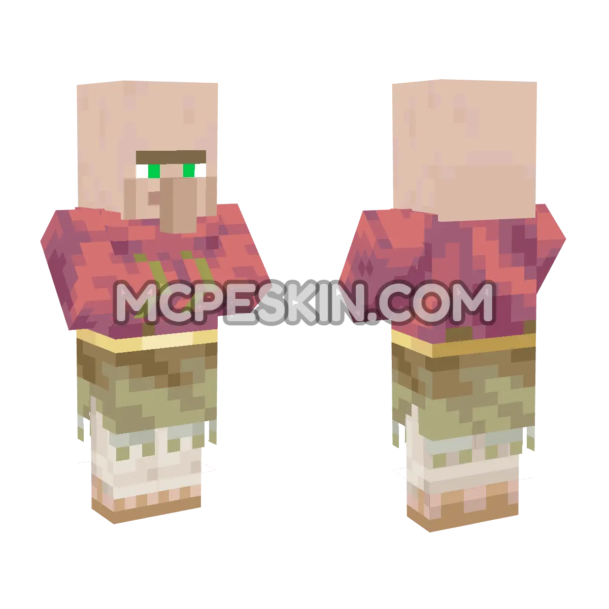 VSavanna 4D Minecraft Bedrock skin