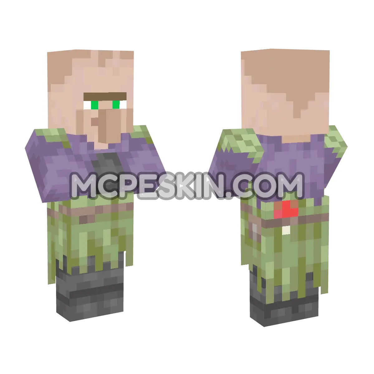 VSwamp 4D Minecraft Bedrock skin