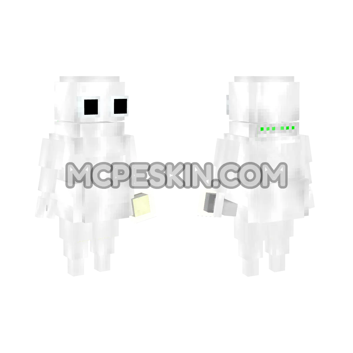 White REPO (Intrigued) 4D Minecraft Bedrock skin