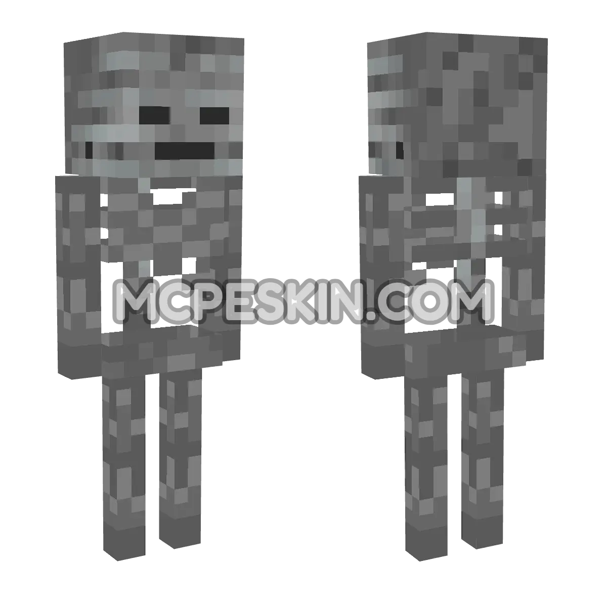 WitherSkeleton 4D Minecraft Bedrock skin