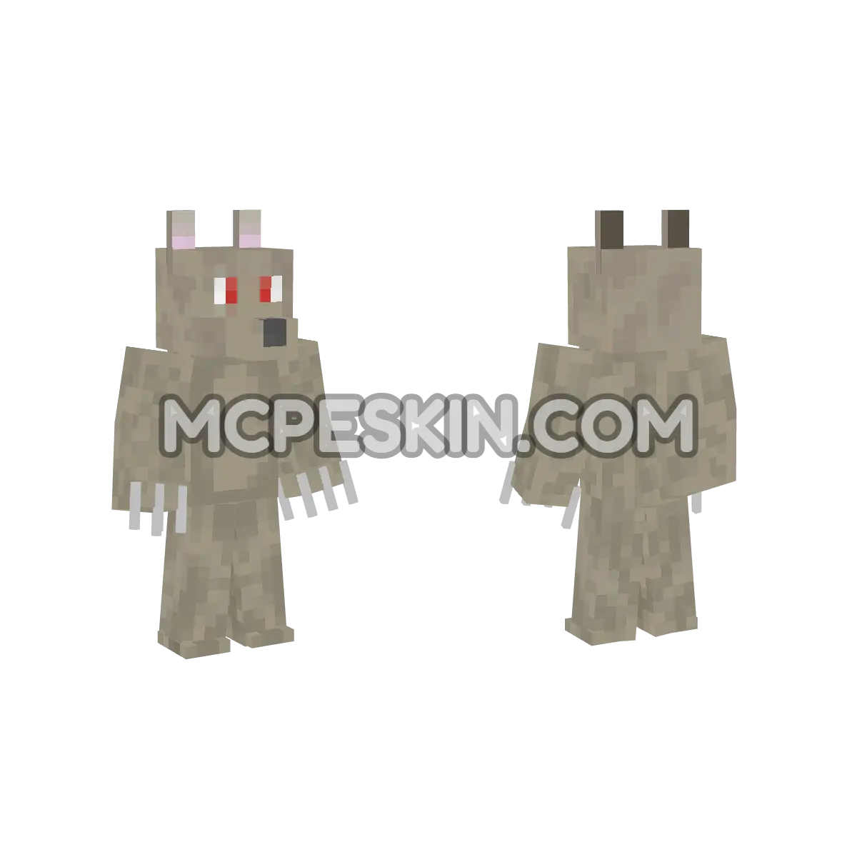 Wolves 4D Minecraft Bedrock skin