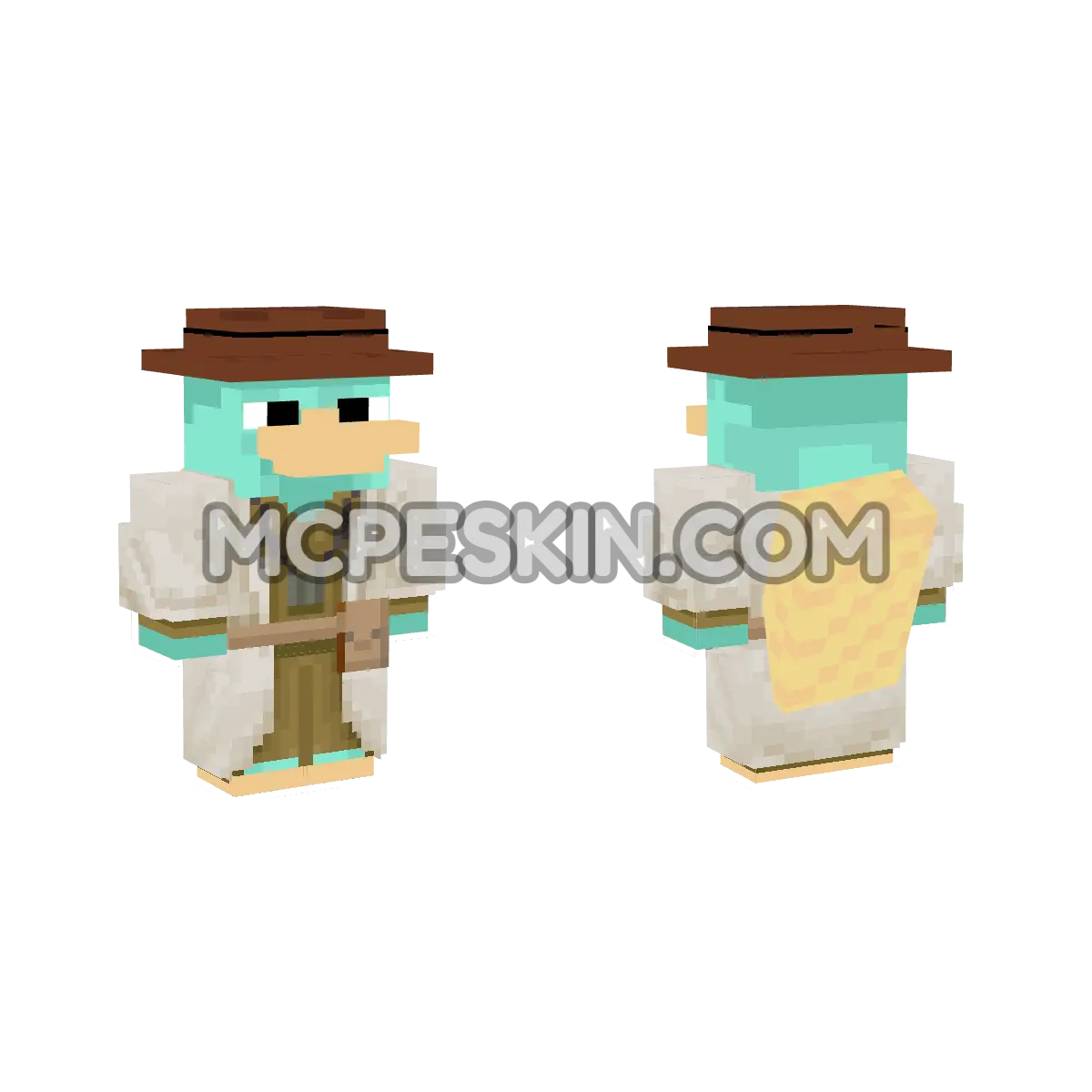 Yoda 4D Minecraft Bedrock skin