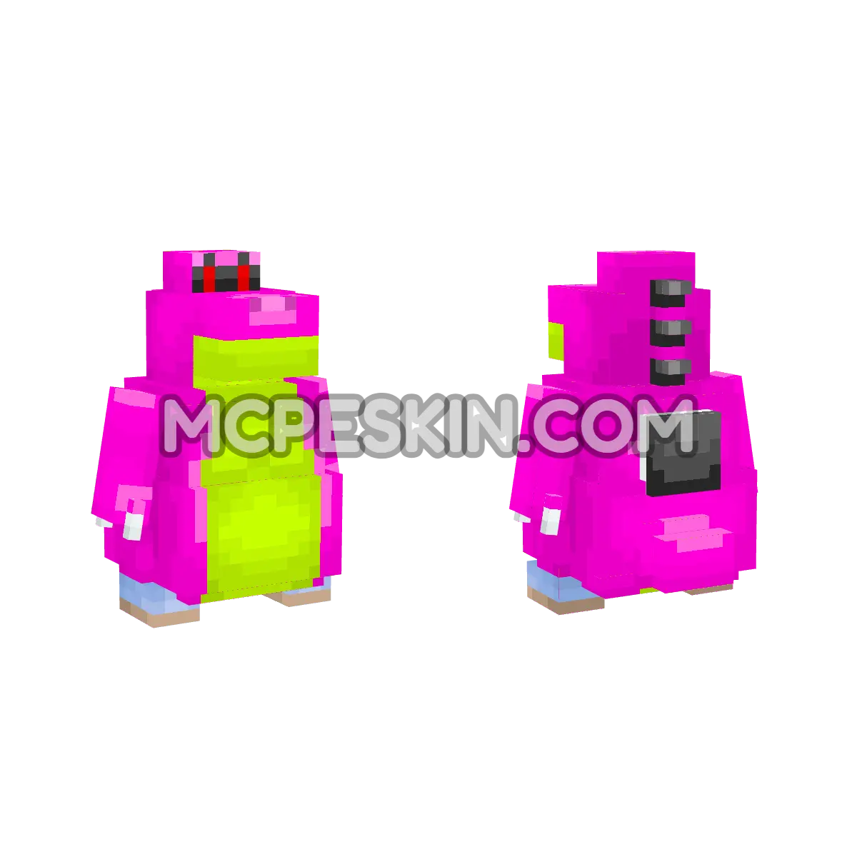 Yoob 4D Minecraft Bedrock skin