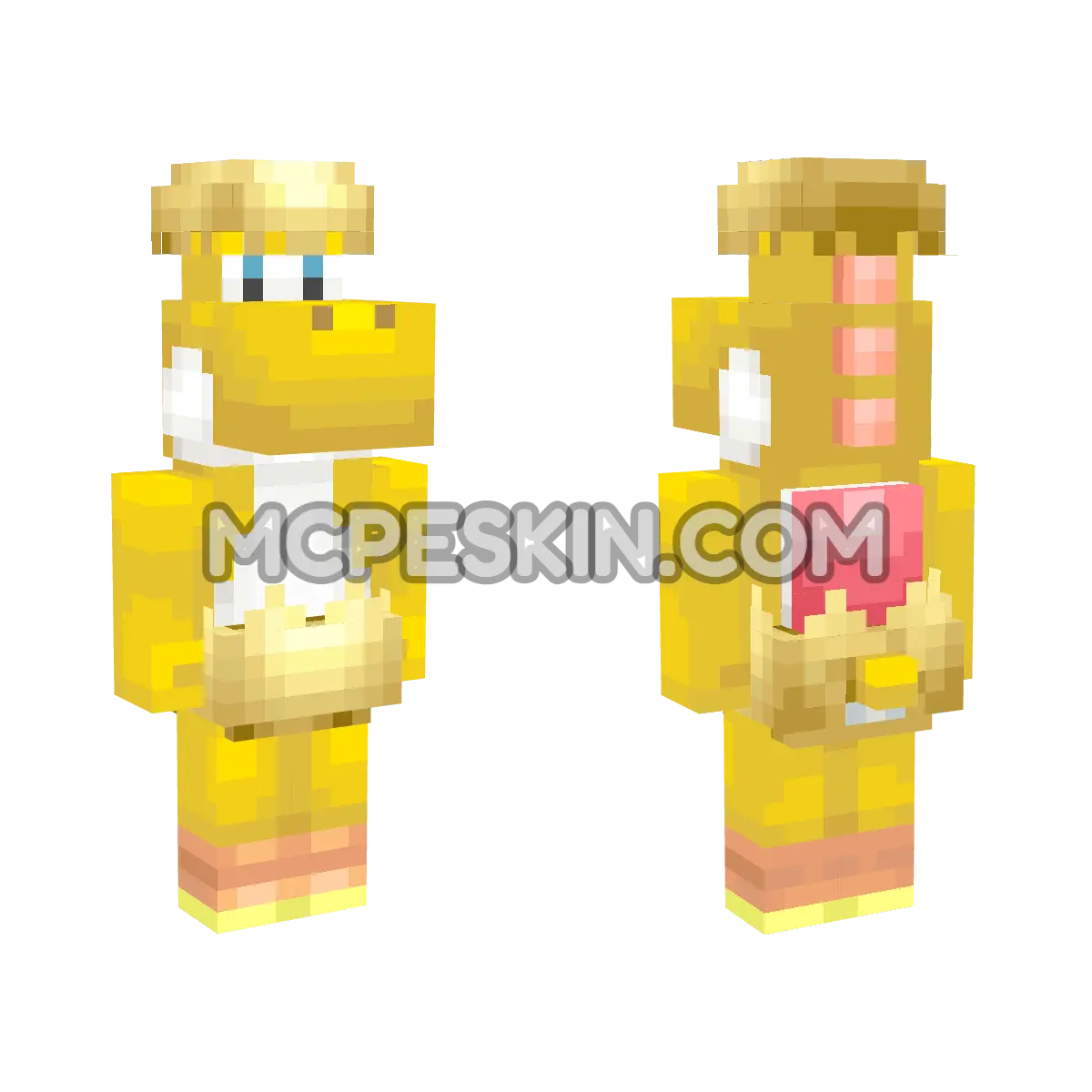 Yoshi (Gold Egg) 4D Minecraft Bedrock skin