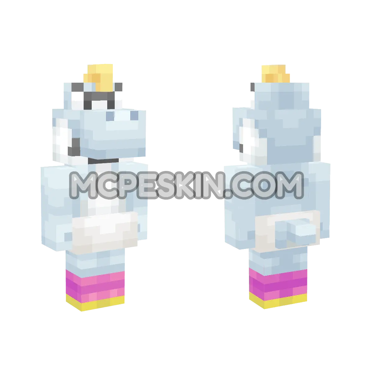 Yoshi Kid 4D Minecraft Bedrock skin