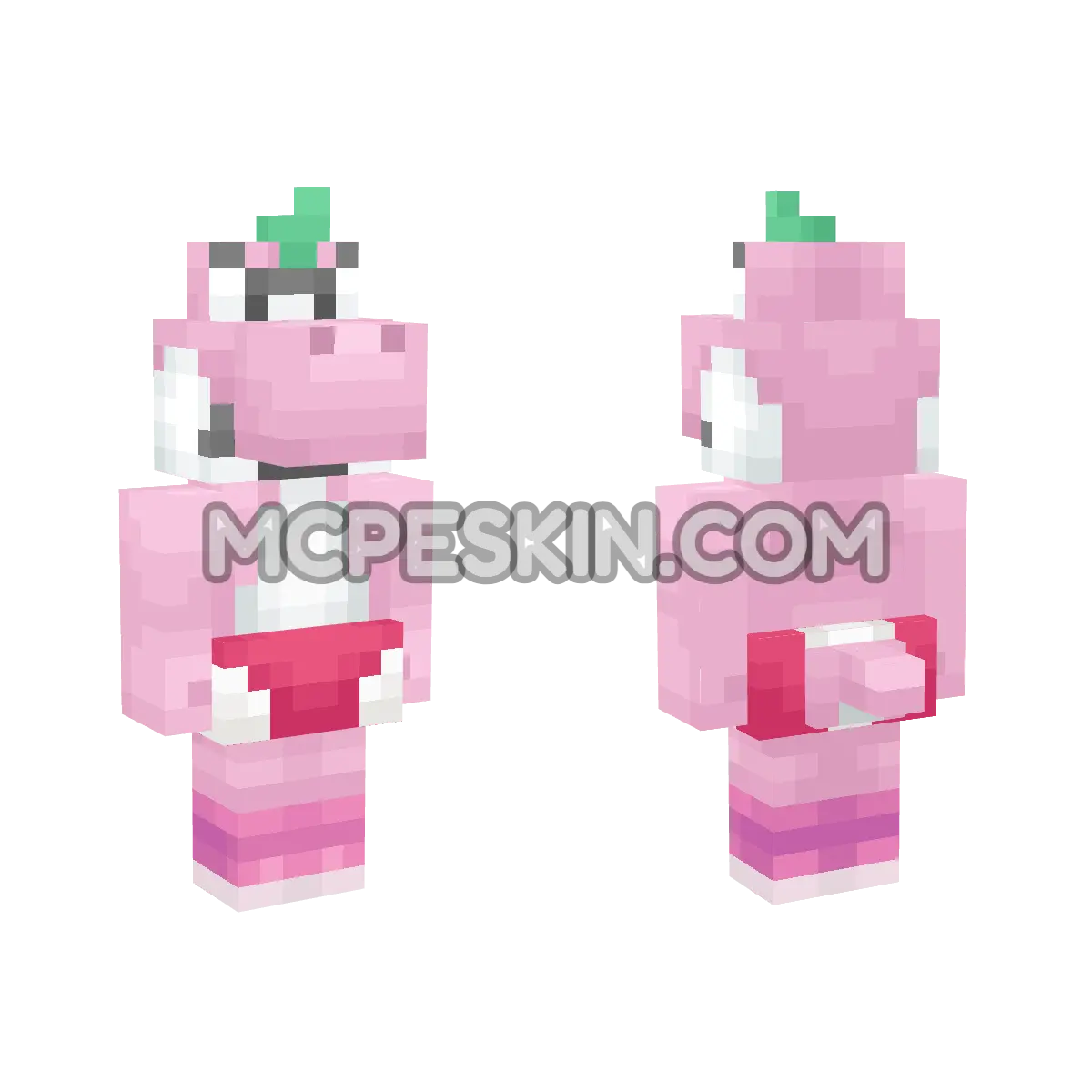 Yoshi Kid 4D Minecraft Bedrock skin