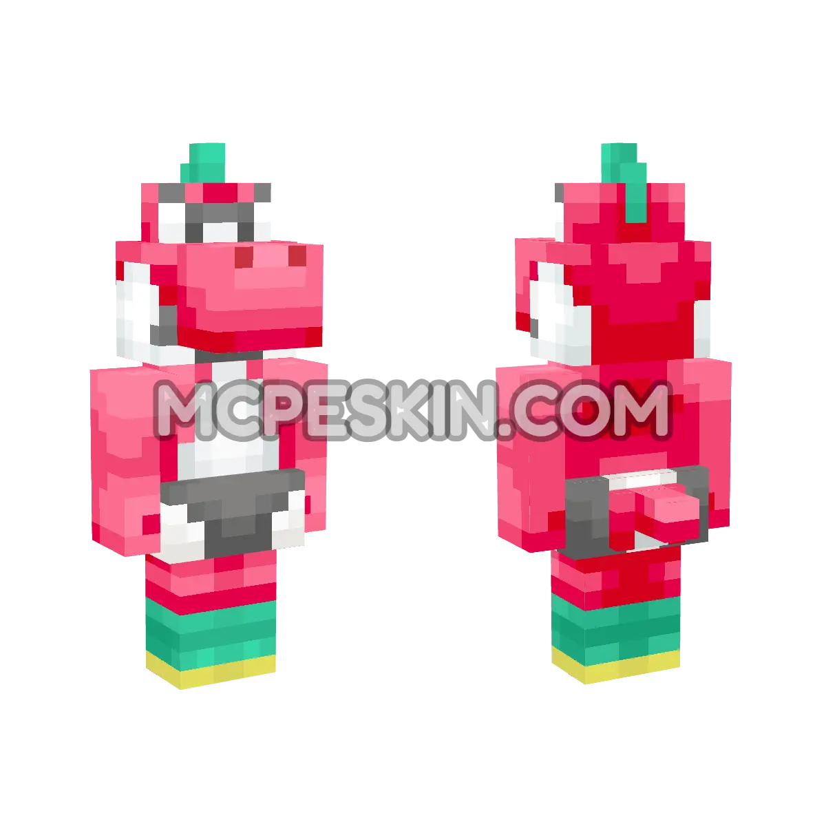 Yoshi Kid 4D Minecraft Bedrock skin