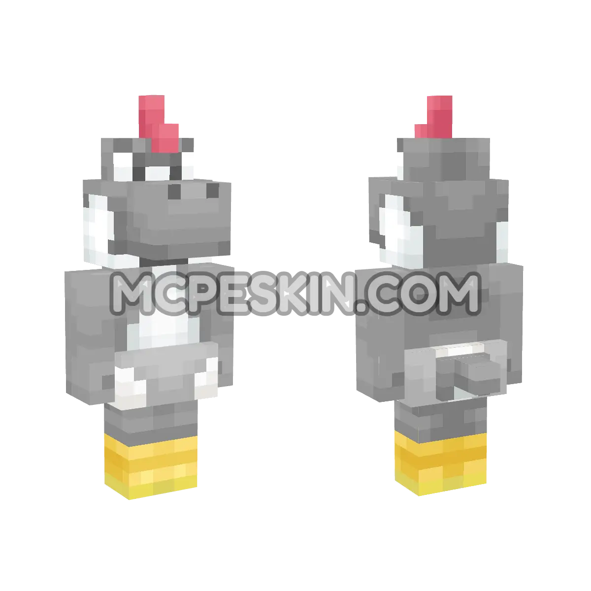 Yoshi Kid 4D Minecraft Bedrock skin