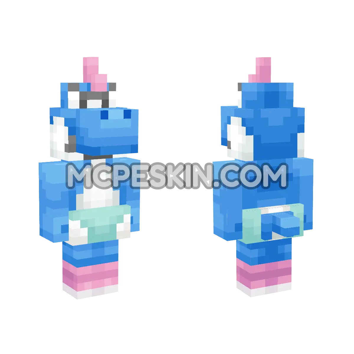 Yoshi Kid 4D Minecraft Bedrock skin
