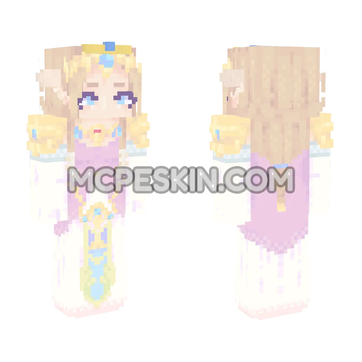 Zelda 10 4D Minecraft Bedrock skin