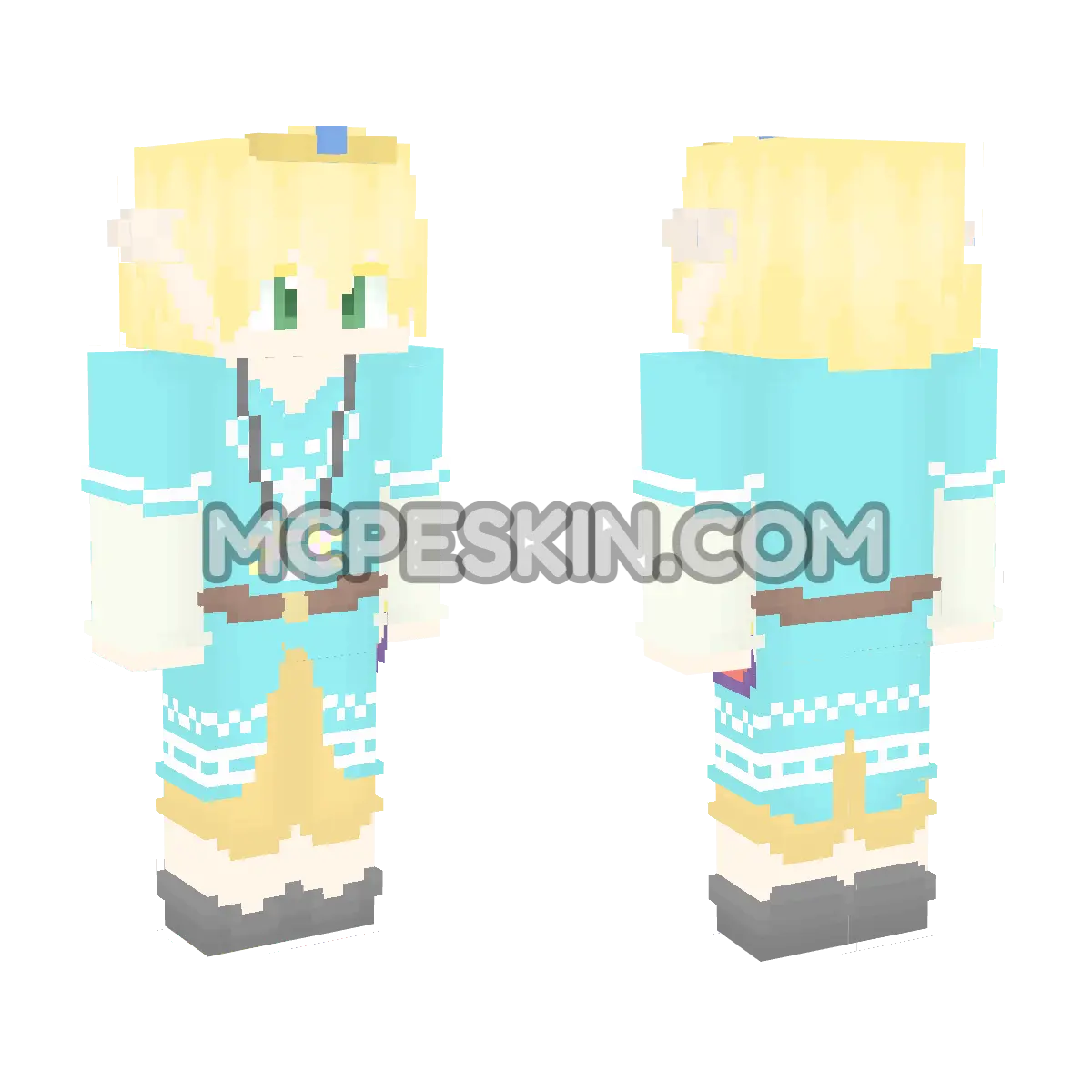 Zelda 2 4D Minecraft Bedrock skin