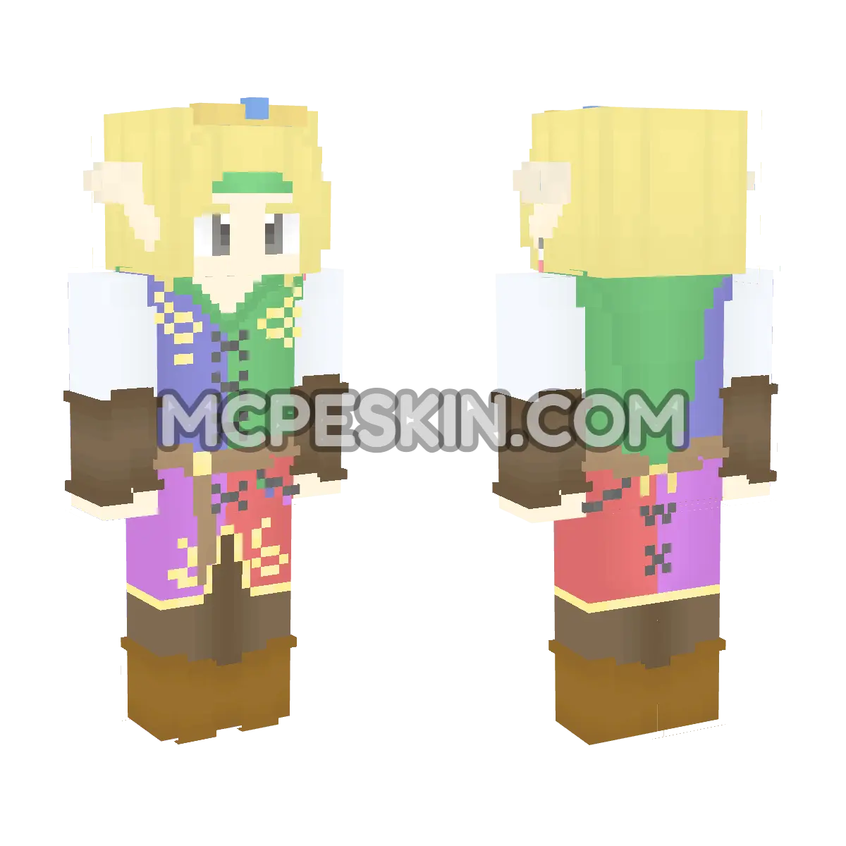 Zelda 4D Minecraft Bedrock skin