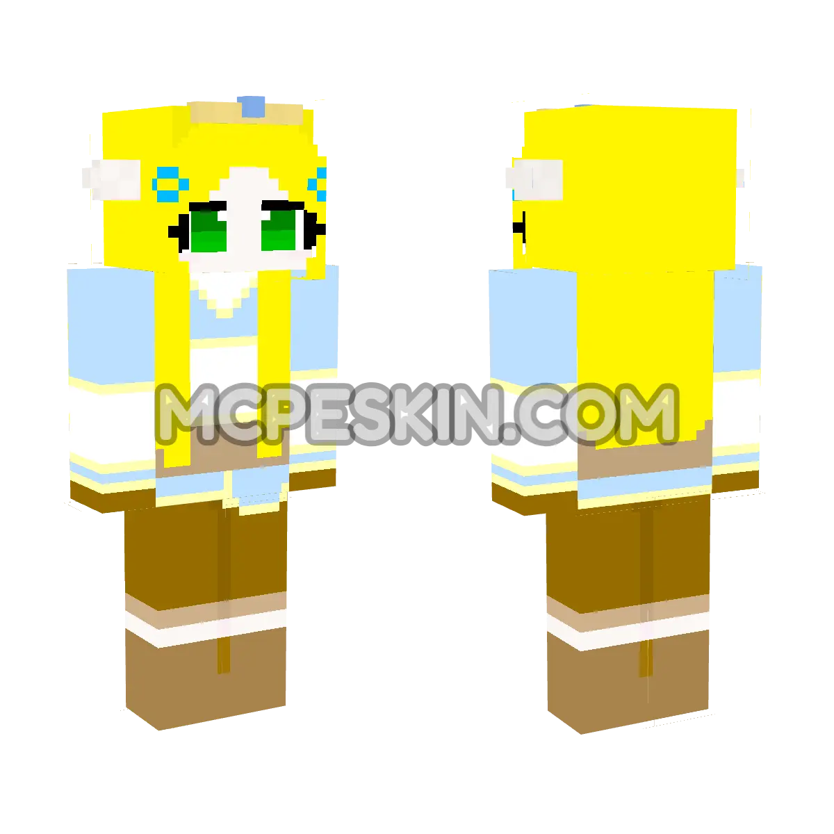 Zelda 9 4D Minecraft Bedrock skin