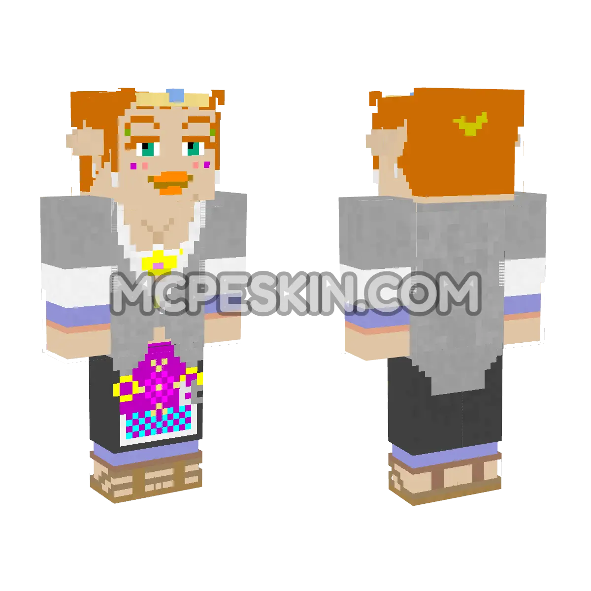 Zelda Twilight Princess 4D Minecraft Bedrock skin